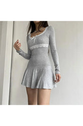 Meliertes Grace Skaterkleid